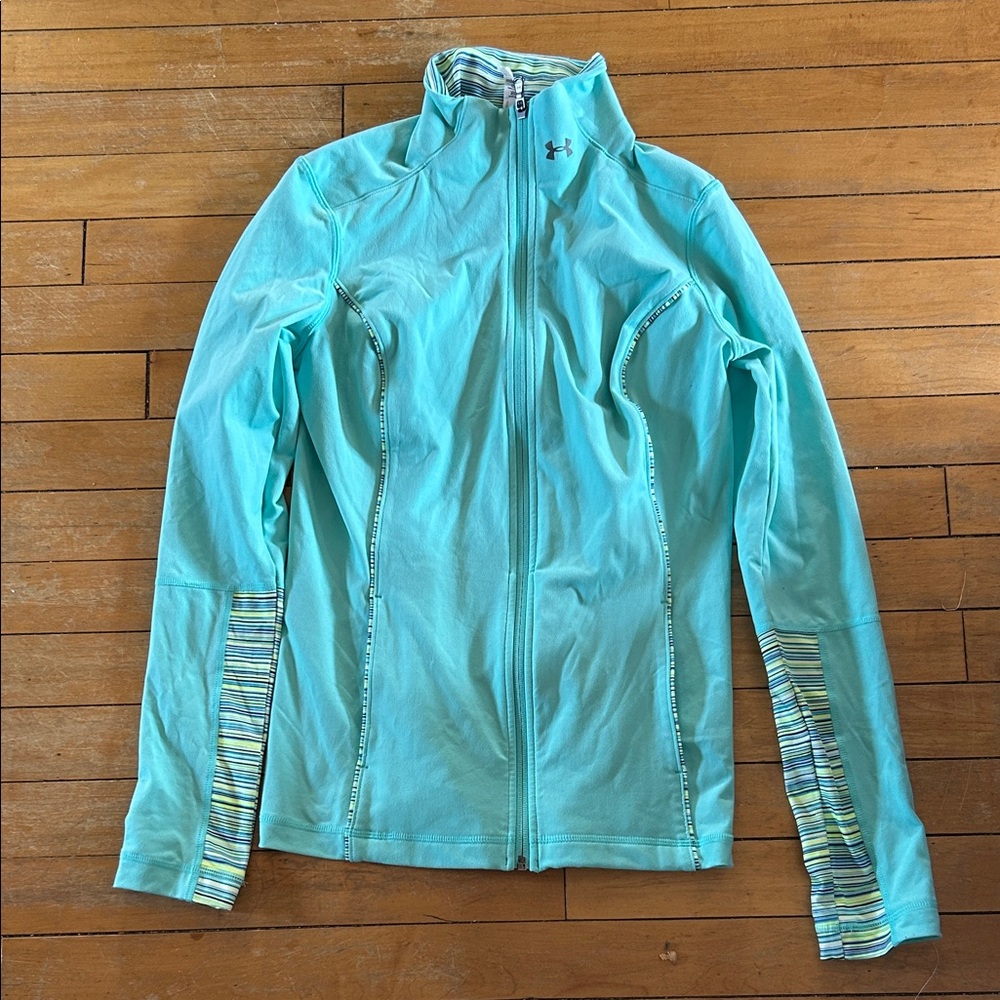 EUC Under Armour Women's Turquoise Jacket